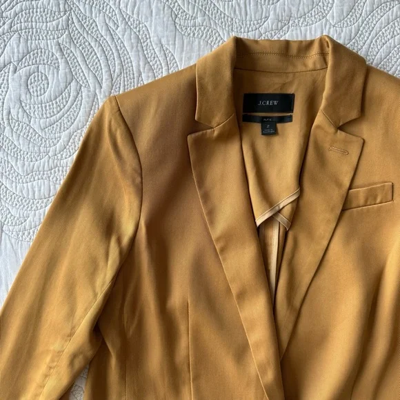 J. Crew - Alfie Blazer in Gramercy Twill - Light Cappuccino